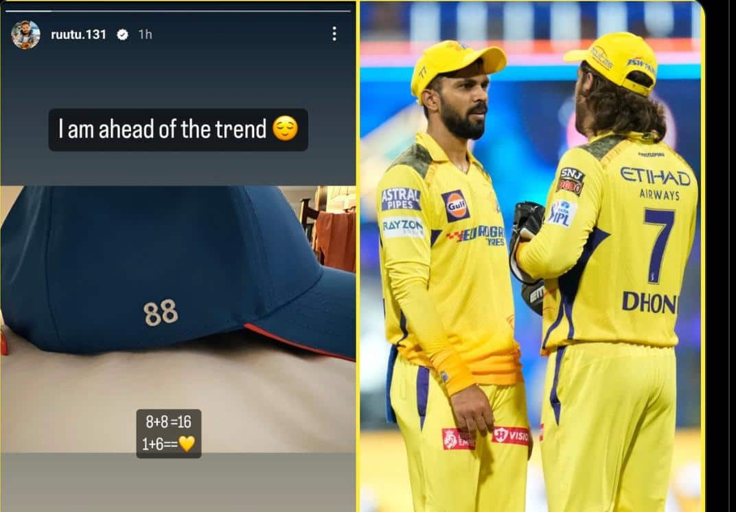 'I'm Ahead Of Trend...': Ruturaj Gaikwad Shares Hilarious MS Dhoni Meme After IND Vs ZIM 3rd T20I